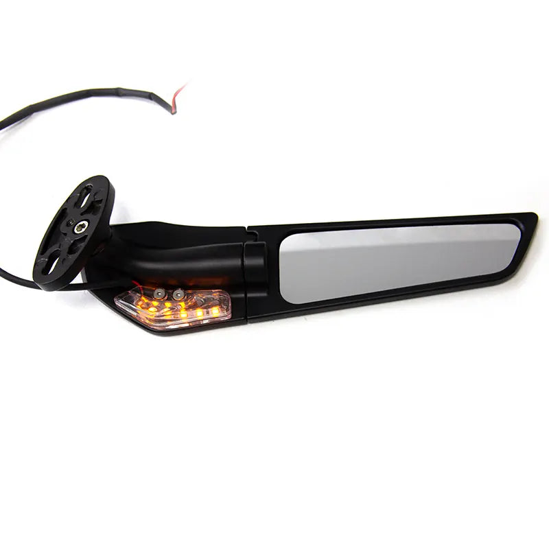 Motorcycle Mirrors Modified Wind Wing Adjustable Rotating Rearview Mirror for yamaha R3, product view 04