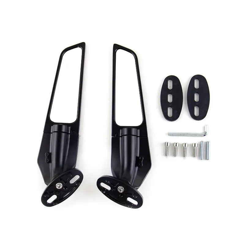 Motorcycle Mirrors Modified Wind Wing Adjustable Rotating Rearview Mirror for yamaha R3, product view 05
