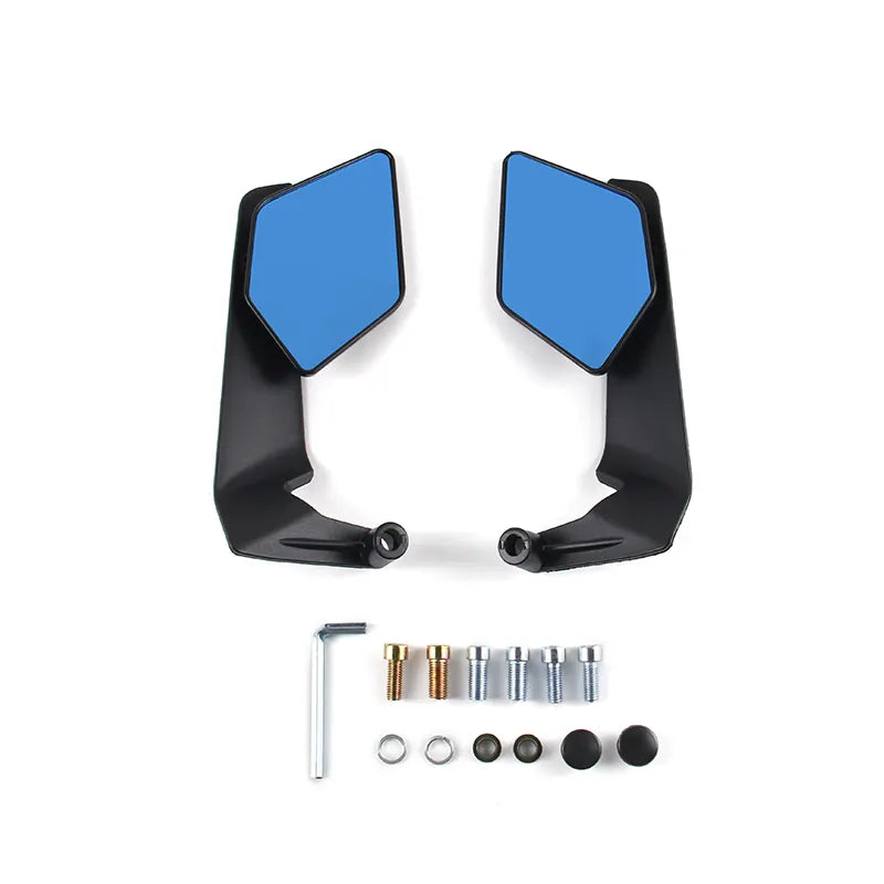 Motorcycle Mirrors New Folding Spoilers and Plastic Rearview Mirrors, product view 01