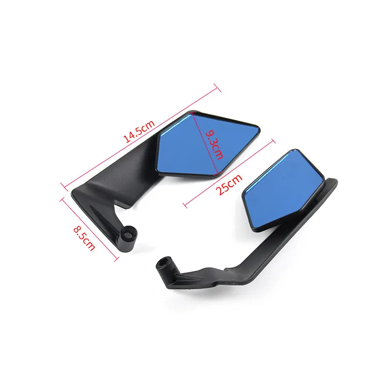 Motorcycle Mirrors New Folding Spoilers and Plastic Rearview Mirrors, product view 02