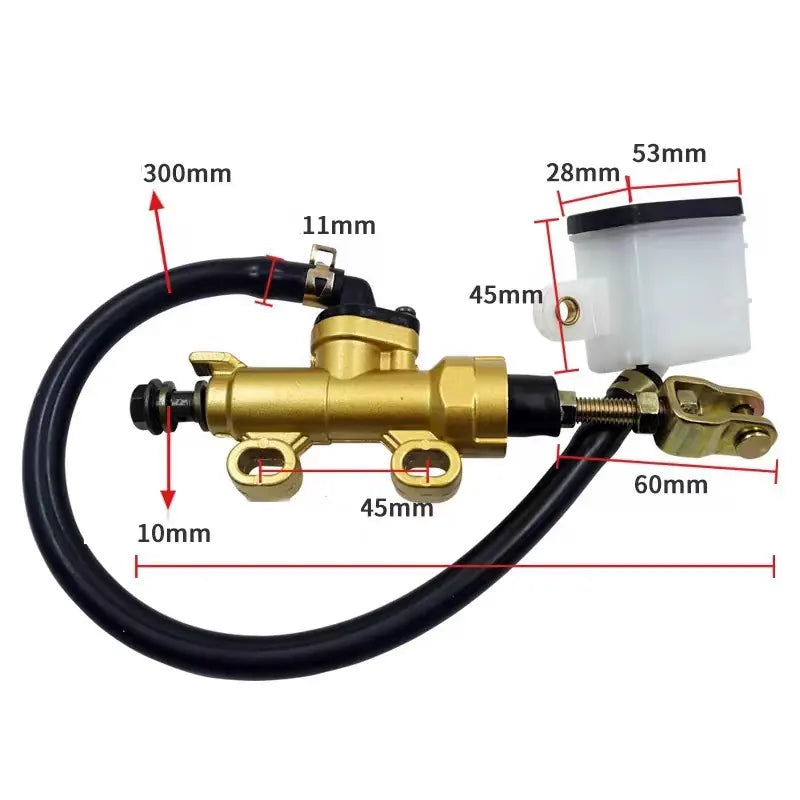 Motorcycle Modification Accessories Rear Brake Upper Pump Atv Off-road Vehicle Cqr Hydraulic Brake Pump Rear Brake a, product view 02