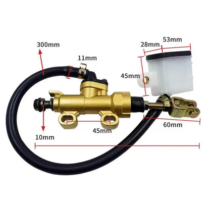 Motorcycle Modification Accessories Rear Brake Upper Pump Atv Off-road Vehicle Cqr Hydraulic Brake Pump Rear Brake a, product view 02