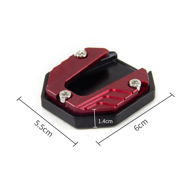 Motorcycle Modification Parts Tripod Support Enlarged Base Seat Foot Side Support Pad CNC Aluminum, product view 02