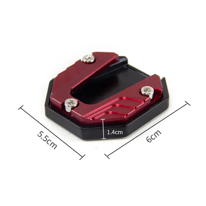 Motorcycle Modification Parts Tripod Support Enlarged Base Seat Foot Side Support Pad CNC Aluminum, product view 02