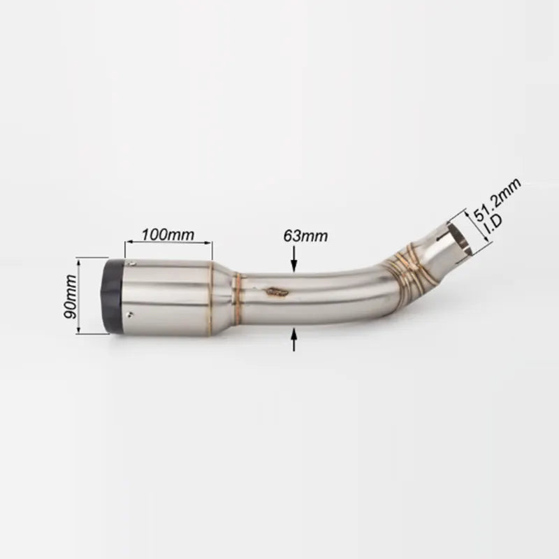 Motorcycle Modified Exhaust System Motorcycle Muffler Tail Pipe Tips Mid Connect Link Tube for Kawasaki Z900, product view 03