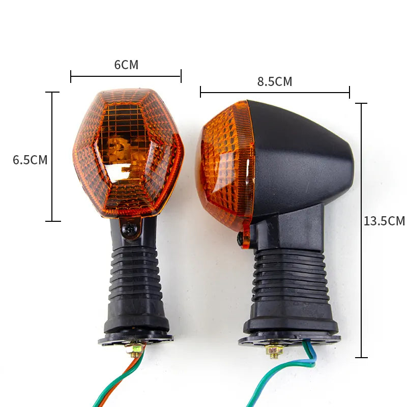 Motorcycle Modified Turn Signal Yellow Light Turn Signal for Kawasaki S650, product view 01