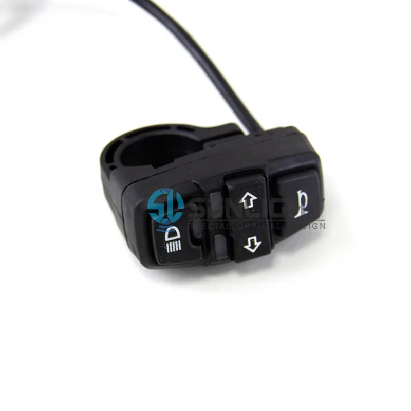 Motorcycle Multi-function Switch Front Light Horn Turning Light Button Control 3 in 1 Handlebar Controller Switch, product view 01