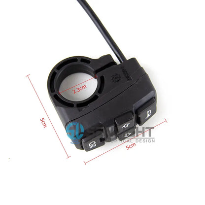 Motorcycle Multi-function Switch Front Light Horn Turning Light Button Control 3 in 1 Handlebar Controller Switch, product view 02