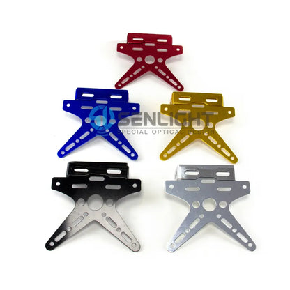 Motorcycle Number License Plate Adjustable Universal Aluminum Alloy Holder Mount Bracket, product view 02