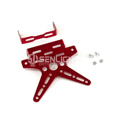 Motorcycle Number License Plate Adjustable Universal Aluminum Alloy Holder Mount Bracket, product view 03