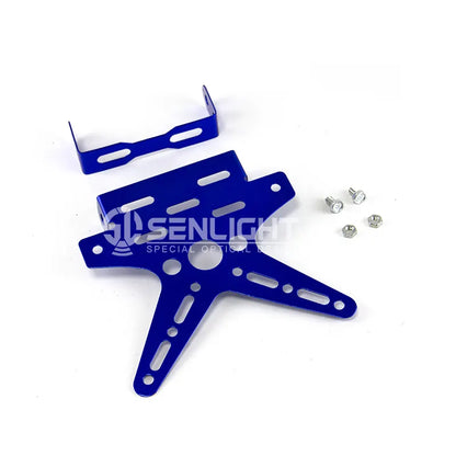 Motorcycle Number License Plate Adjustable Universal Aluminum Alloy Holder Mount Bracket, product view 04