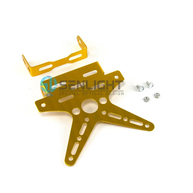 Motorcycle Number License Plate Adjustable Universal Aluminum Alloy Holder Mount Bracket, product view 07