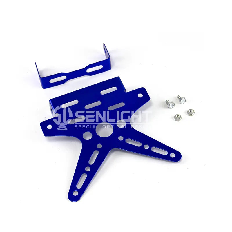 Motorcycle Number License Plate Adjustable Universal Aluminum Alloy Holder Mount Bracket, product view 08