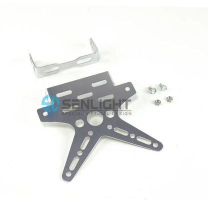 Motorcycle Number License Plate Adjustable Universal Aluminum Alloy Holder Mount Bracket, product view 09