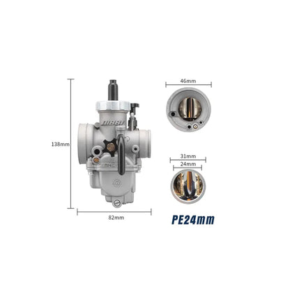 Motorcycle Off-Road Carburetor Accessories for NIBBI Carburetor PE24SP Sport Version 25 26 28 30mm, product view 01