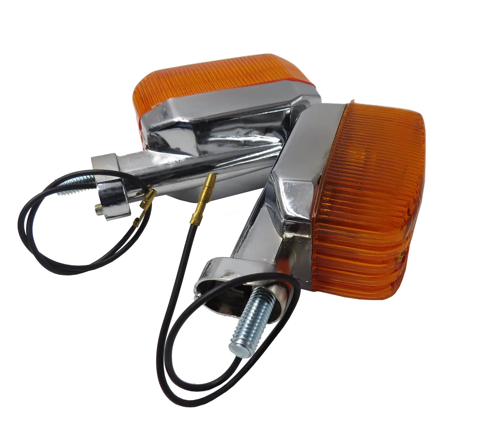 Motorcycle Parts Amber Flashing Light Blinker Turn Signal Lamp for Yamaha V50 V80 Ms50 V90 Mate80 Y80, product view 04
