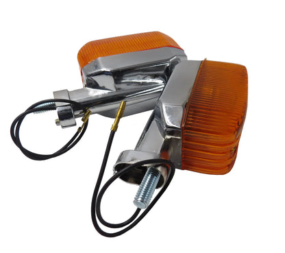 Motorcycle Parts Amber Flashing Light Blinker Turn Signal Lamp for Yamaha V50 V80 Ms50 V90 Mate80 Y80, product view 04