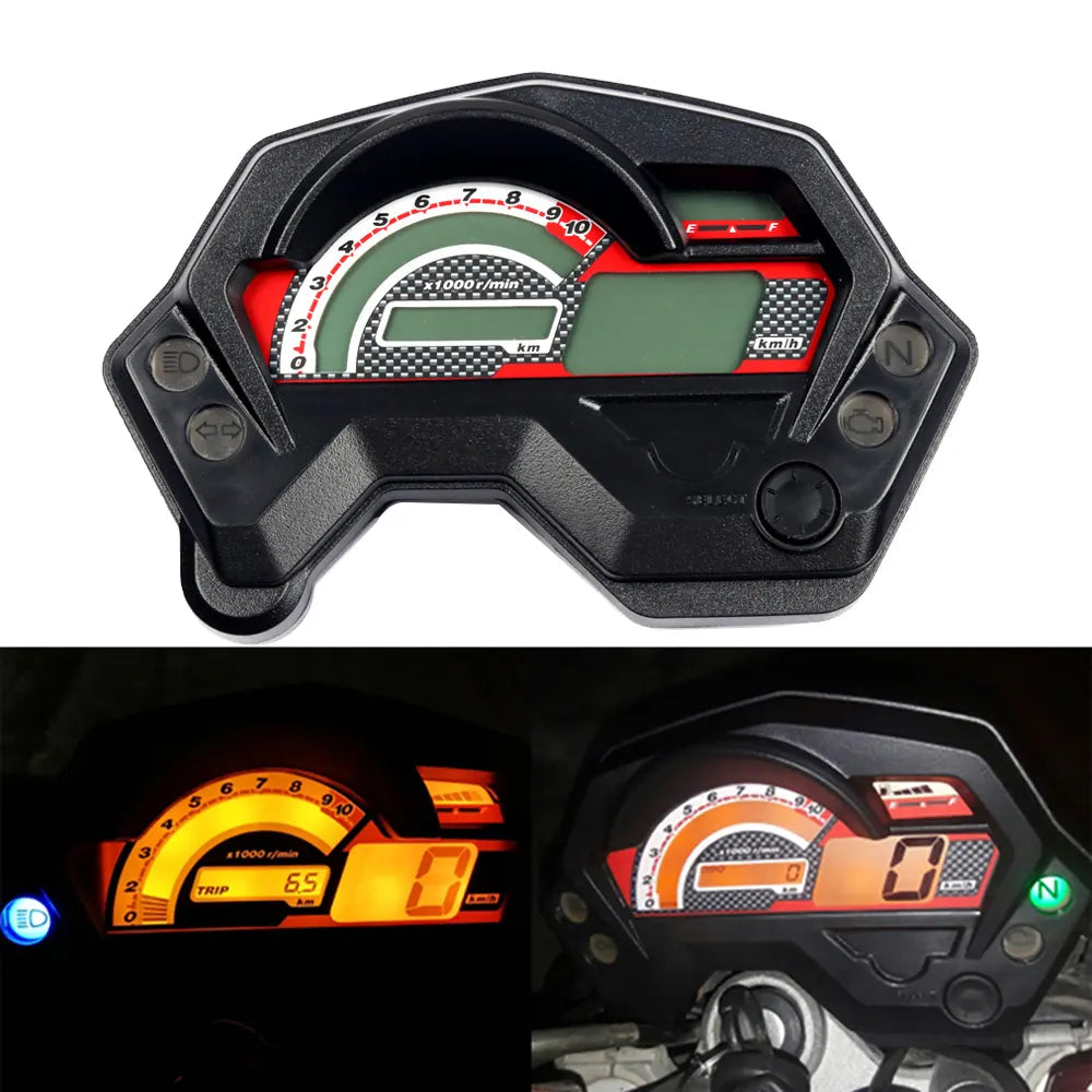 Motorcycle Parts and Accessories Fz16 Meter Assy Speed Fuel Gauge Rpm Total Mileage Turn Signal and Trip, product view 02