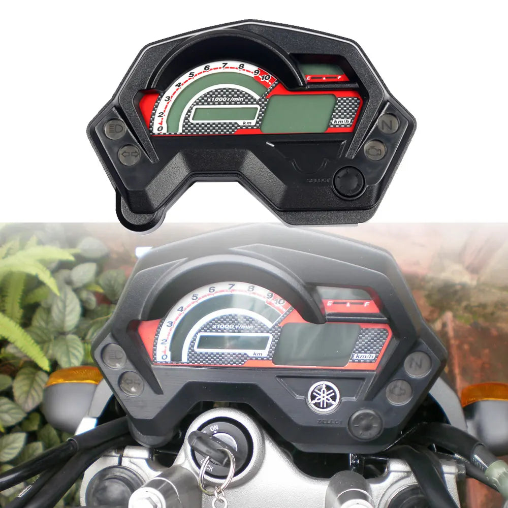 Motorcycle Parts and Accessories Fz16 Meter Assy Speed Fuel Gauge Rpm Total Mileage Turn Signal and Trip, product view 04