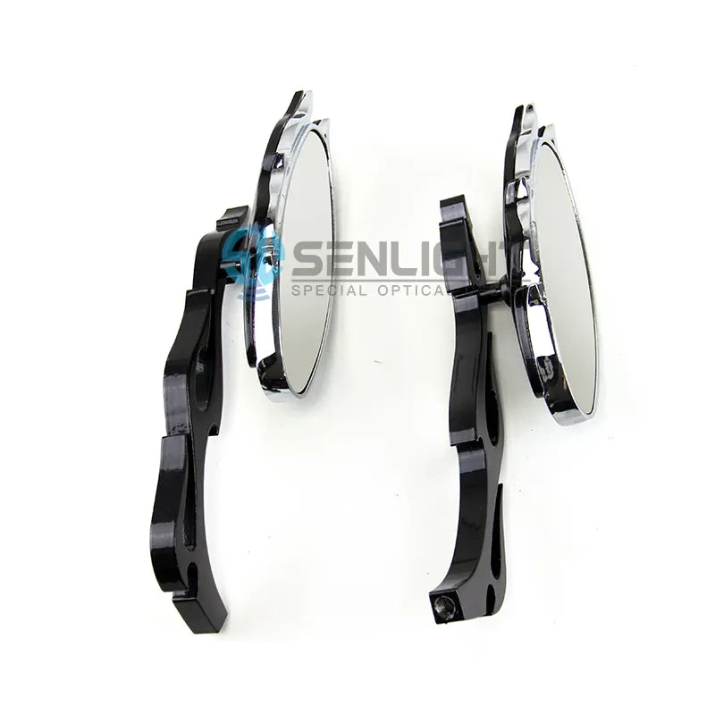 Motorcycle Parts Universal Wholesale Zinc Alloy Casting Fire Shape Rearview Mirror for Harley Davidson, product view 04