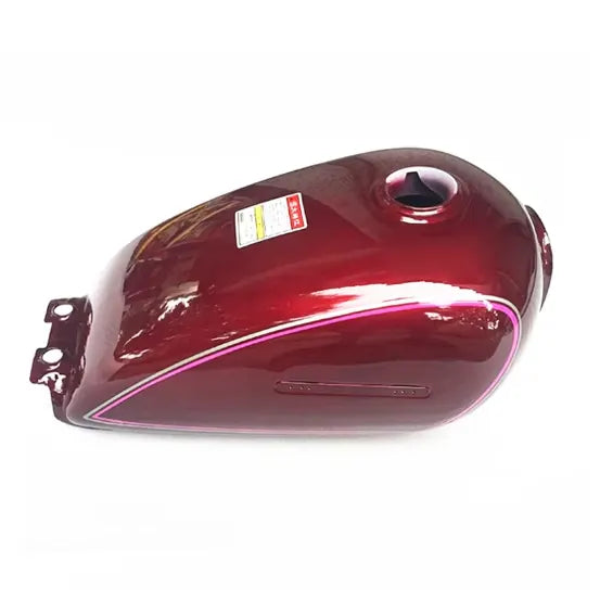 Motorcycle Petro Oil Metal Box Fuel Tank for Suzuki Haojue Lifan Dayang GN125 GN125H GN125F HJ125-8 GN150 Red Black 9L, product view 04