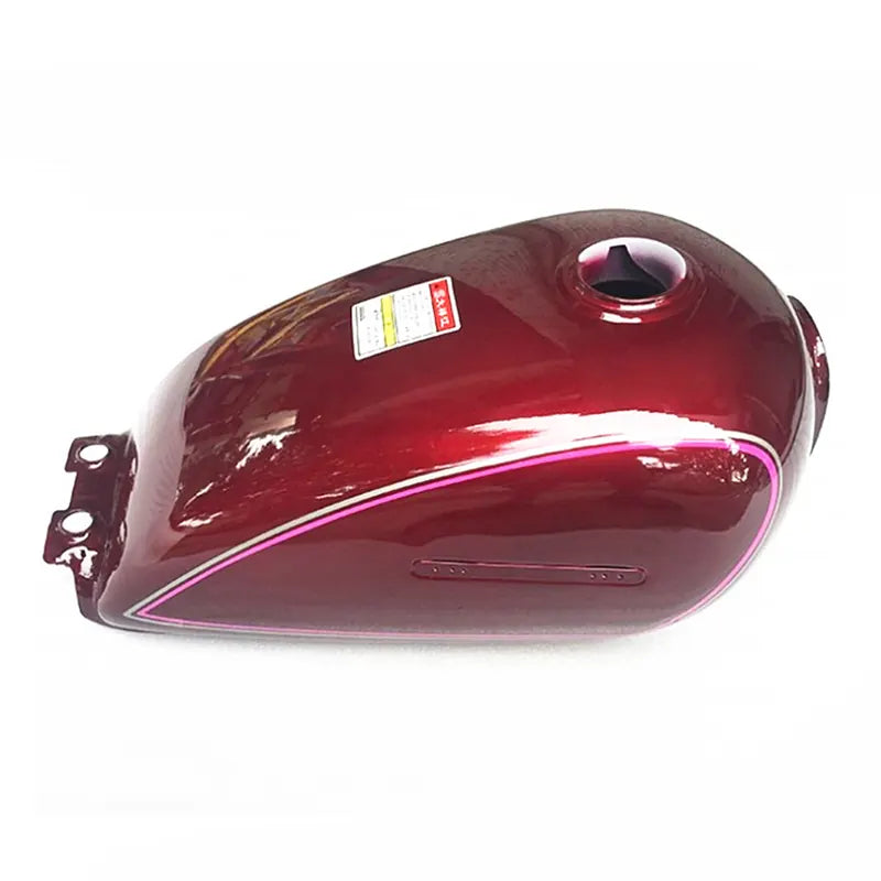 Motorcycle Petro Oil Metal Box Fuel Tank for Suzuki Haojue Lifan Dayang GN125 GN125H GN125F HJ125-8 GN150 Red Black 9L, product view 05