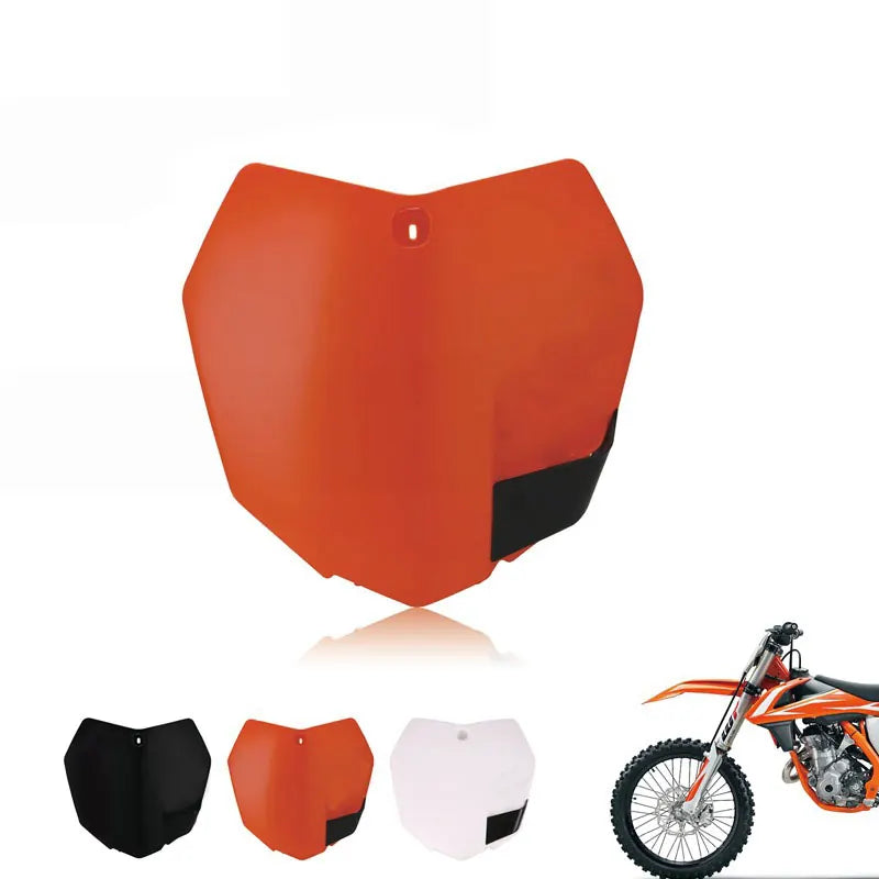 Motorcycle Plastic Front Name Number Plate for 2013-15 SX SXF XCF 125 250 350 450 Pit Dirt Bike Motocross Enduro ATV, product view 05