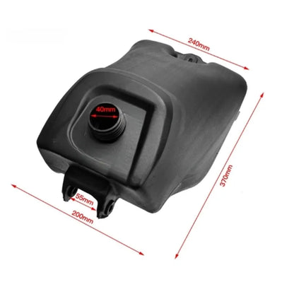 Motorcycle Plastic Oil Fuel Tank Gas Tank Assembly With Fuel Air Cover for ATV GY6 200cc, product view 05