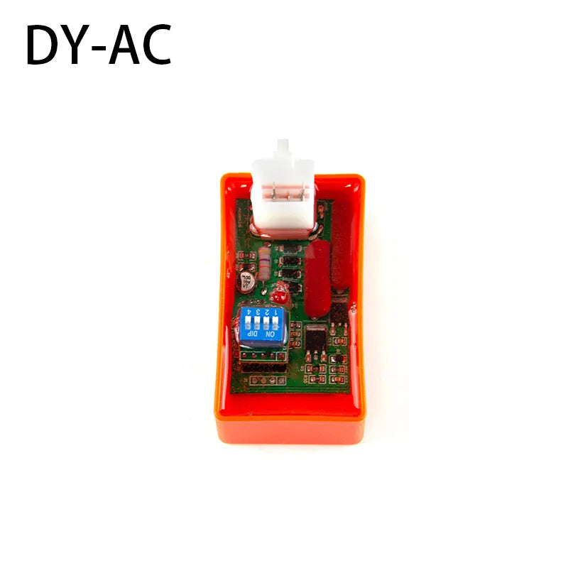 Motorcycle Racing AC/DC CDI Ignition With DIP Switch for CG125 GY6 DY 110 AKT125 RX125 FT125 FT150 4000-12000RPM 6PIN, product view 04