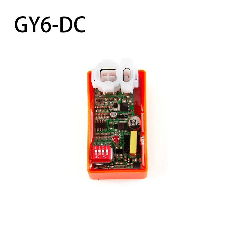 Motorcycle Racing AC/DC CDI Ignition With DIP Switch for CG125 GY6 DY 110 AKT125 RX125 FT125 FT150 4000-12000RPM 6PIN, product view 06