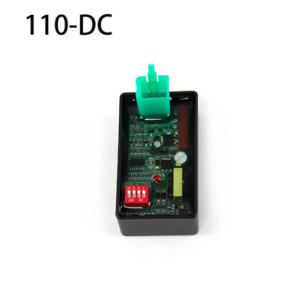 Motorcycle Racing AC/DC CDI Ignition With DIP Switch for CG125 GY6 DY 110 AKT125 RX125 FT125 FT150 4000-12000RPM 6PIN, product view 12