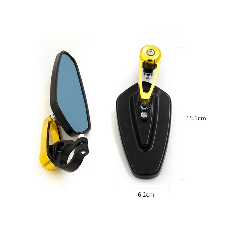 Motorcycle Racing Customized 22mm Special Shape Rearview Side Mirror for Universal, product view 02