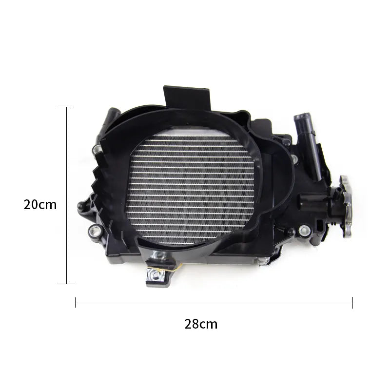 Motorcycle Radiator for Honda PCX150 Engine Water Tank Cooling System, product view 02