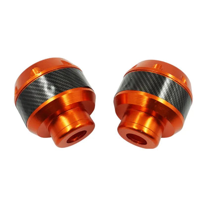 Motorcycle Refit Accessories Aluminum Alloy Color Carbon Fiber Anti-fall protection Front Fork Cup, product view 04