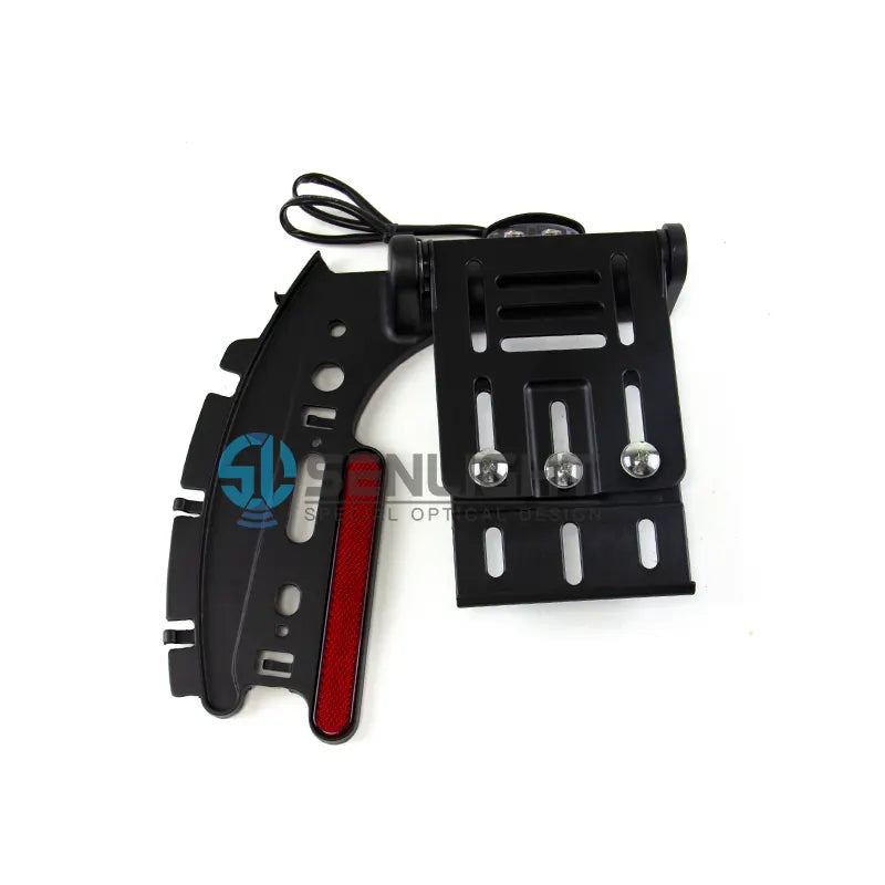 Motorcycle Retro Folding Led Light License Plate Frame for harley Sportster XL883N X48 XL1200 72, product view 04