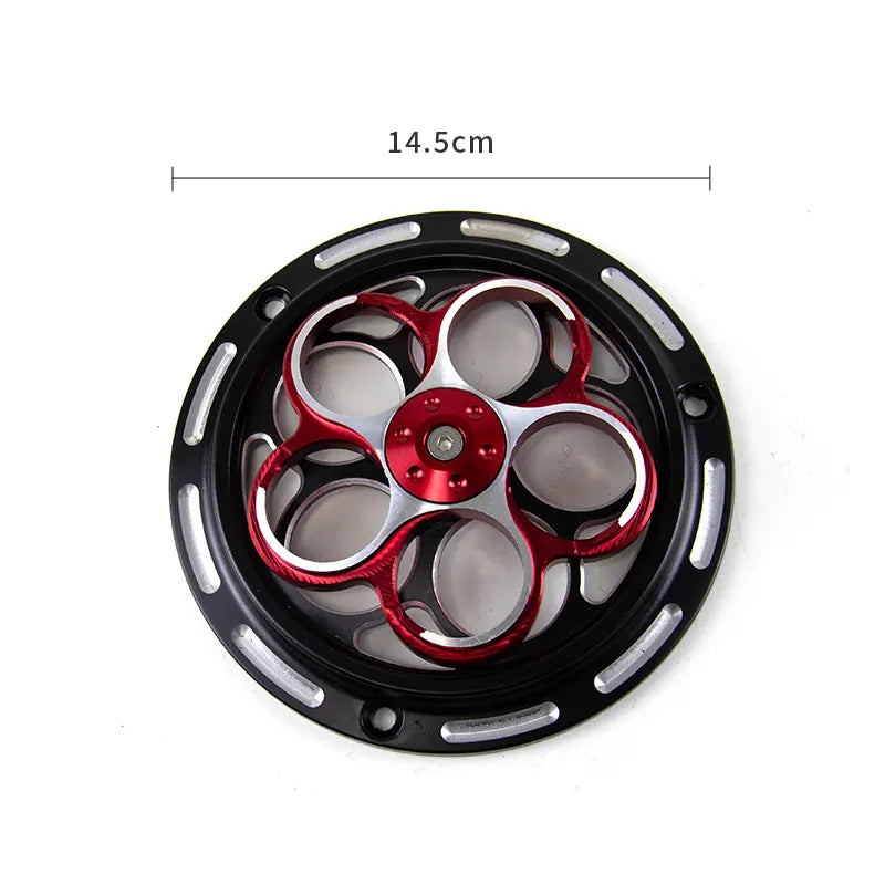 Motorcycle Rotating Cooling Fan Cover for Vespa LX150 Sprint Primavera 150 2013-2020 Pokhaomin Scooter CNC Engine, product view 02