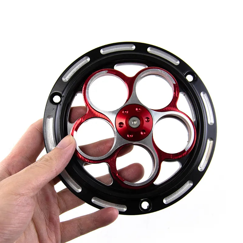 Motorcycle Rotating Cooling Fan Cover for Vespa LX150 Sprint Primavera 150 2013-2020 Pokhaomin Scooter CNC Engine, product view 03