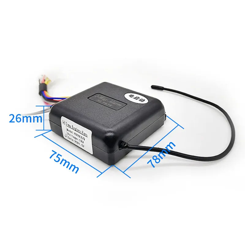 Motorcycle Scooter Immobilizer Double Remote Control Vibration Alarm, product view 03