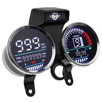 Motorcycle Speedometer Led Lcd Meter Kilometer Meter Odometer Moto Accessories for Suzuki, product view 05