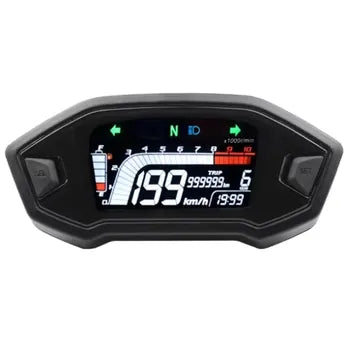 Motorcycle Speedometer Odometer Digital Motorcycle Tachometer Speedometer 12v 2/4 Cylinder ABS Schedule, product view 07