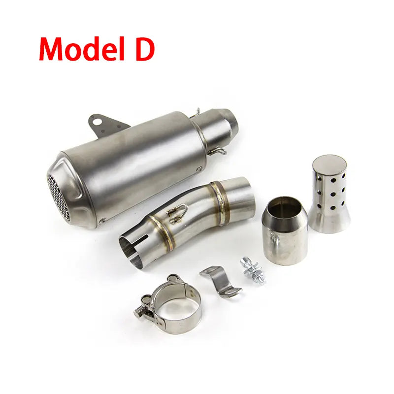 Motorcycle Stainless Steel Exhaust Midpipe Middle Pipe Link Connect Adapter for KAWASAKI Ninja 400 Ninja 500 Z400 Z500, product view 06