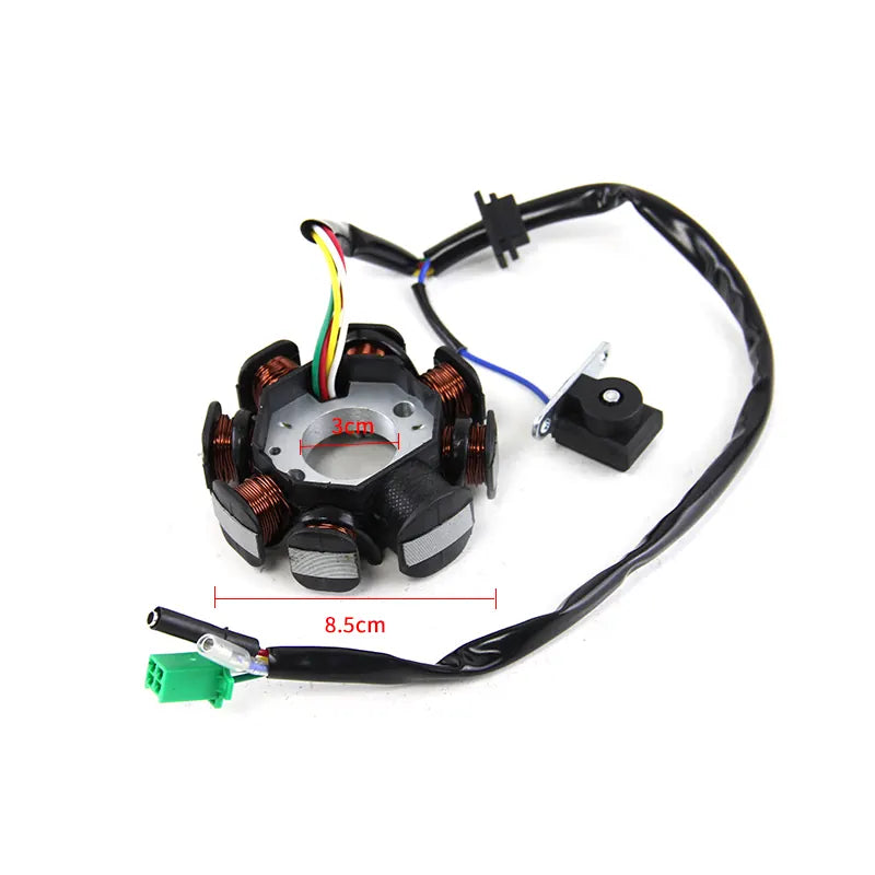 Motorcycle Stator Motorcycle Magneto Stator Coil Motorcycle Stator for Serpento scooter 150, product view 05