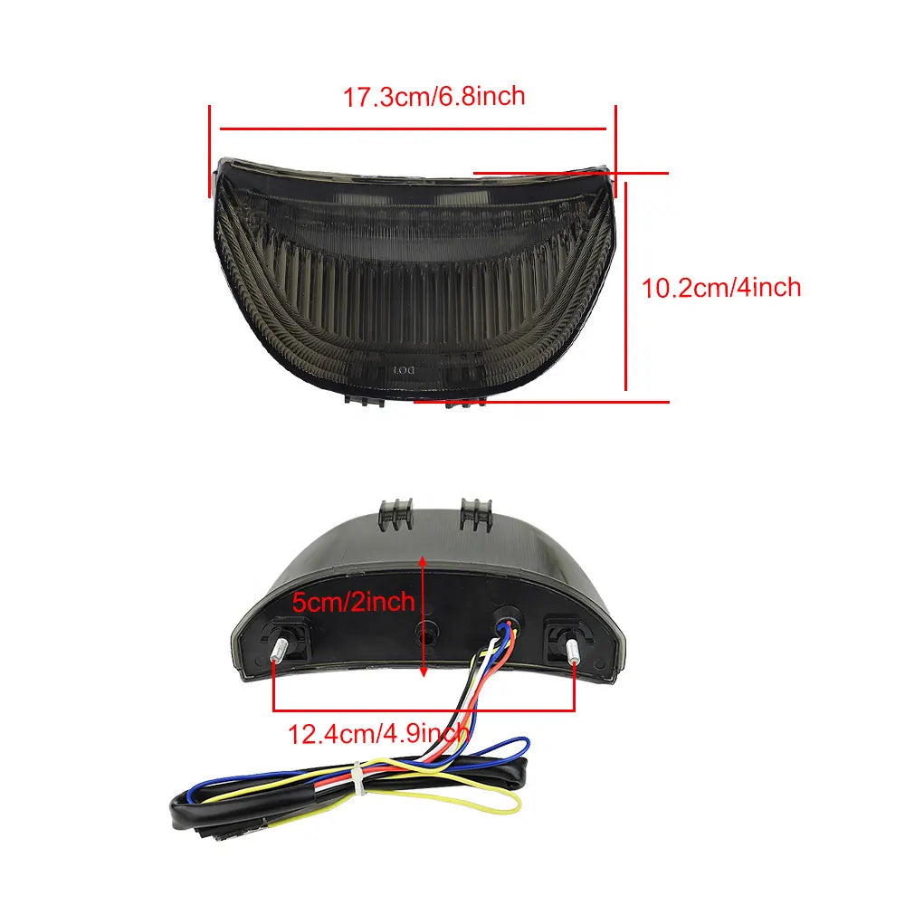 Motorcycle Taillight Tail Light With LED Turn Signals for CBR600RR 2003-2006 CBR1000RR 2004-2007, product view 02