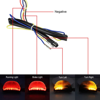 Motorcycle Taillight Tail Light With LED Turn Signals for CBR600RR 2003-2006 CBR1000RR 2004-2007, product view 05