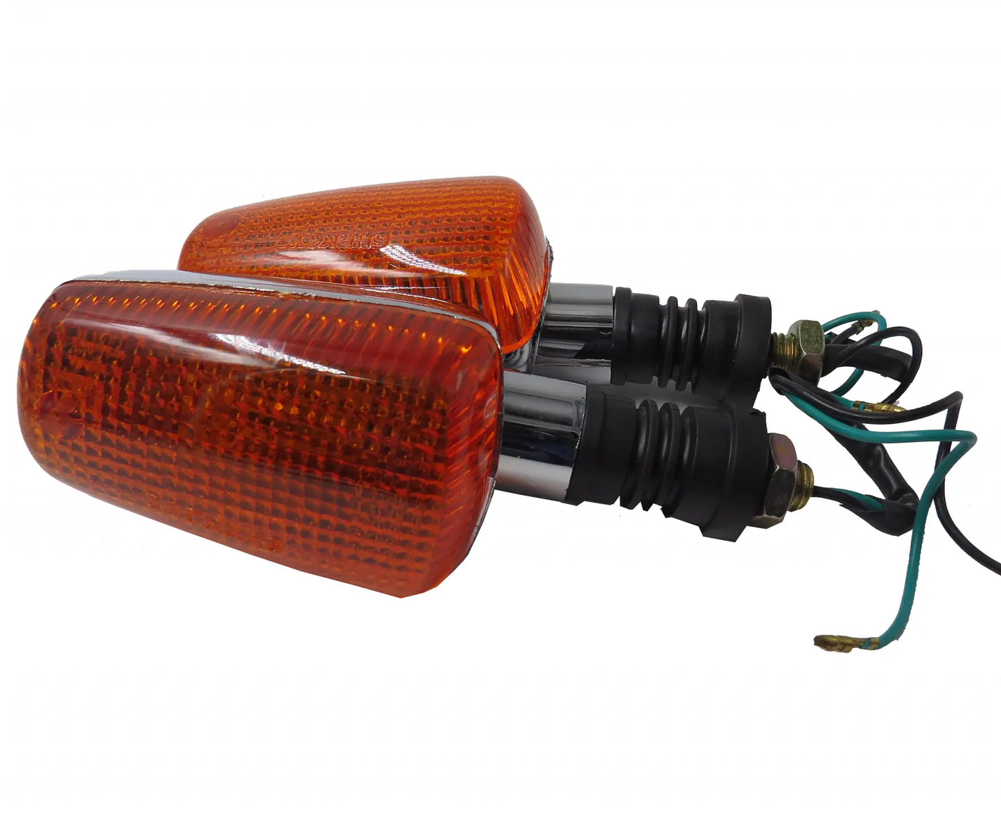 Motorcycle Turn Light Chrome Indicator Light for Yamaha Dt200 Rxz Xjr200 Xjr300 Xjr400 Xjr600 Xjr900 Fz600 Xt600, product view 02