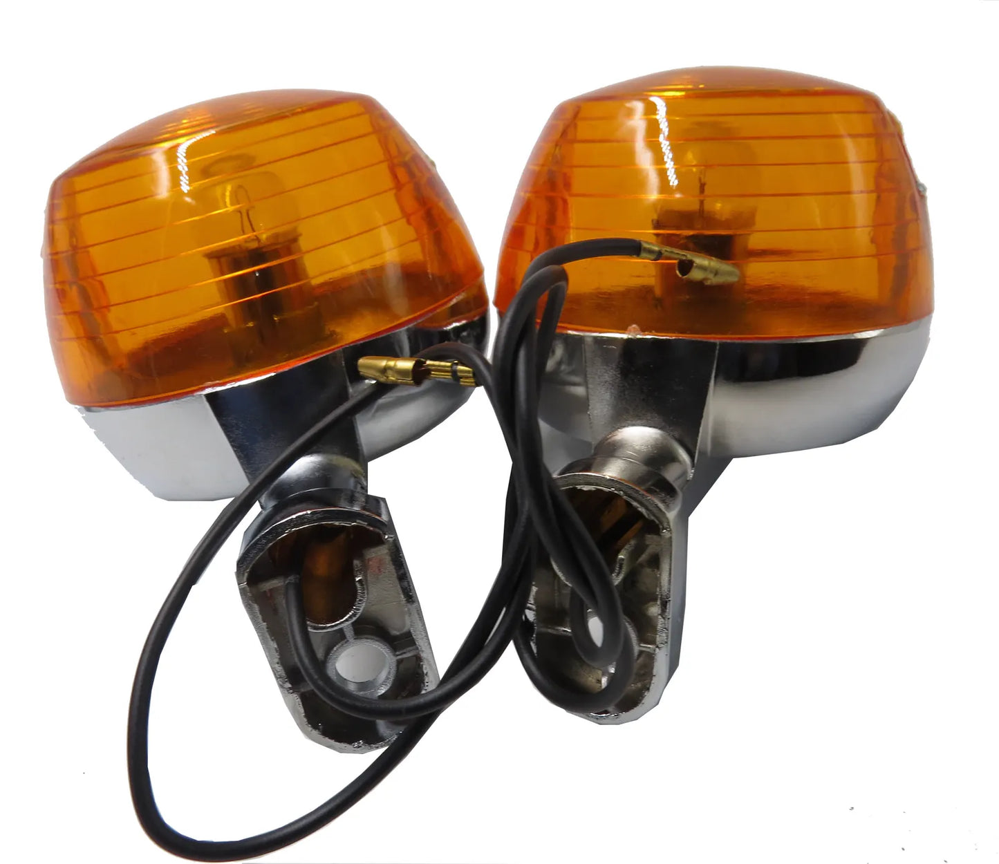 Motorcycle Turn Signal Indicator Light Turning Amber Lamp for Motorcycle Honda CB100 CG125 CG82 H100S, product view 01