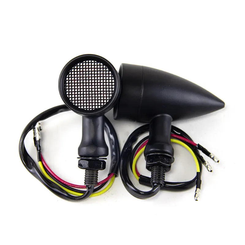 Motorcycle Turn Signal Lights for Harley Motor Retro Mesh Lens Led Turning Lights Lighting Systems, product view 03