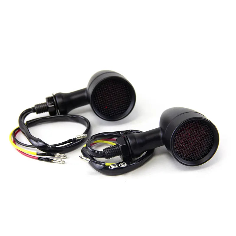 Motorcycle Turn Signal Lights for Harley Motor Retro Mesh Lens Led Turning Lights Lighting Systems, product view 04