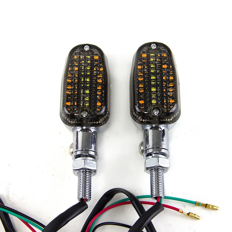Motorcycle Turn Signal Lights for Harley Universal Retro Turning Signals Indicator Lighting System Accessories, product view 09