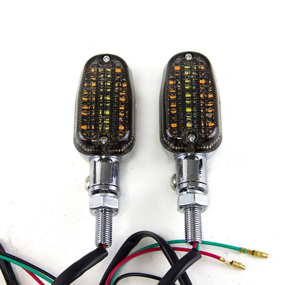Motorcycle Turn Signal Lights for Harley Universal Retro Turning Signals Indicator Lighting System Accessories, product view 09